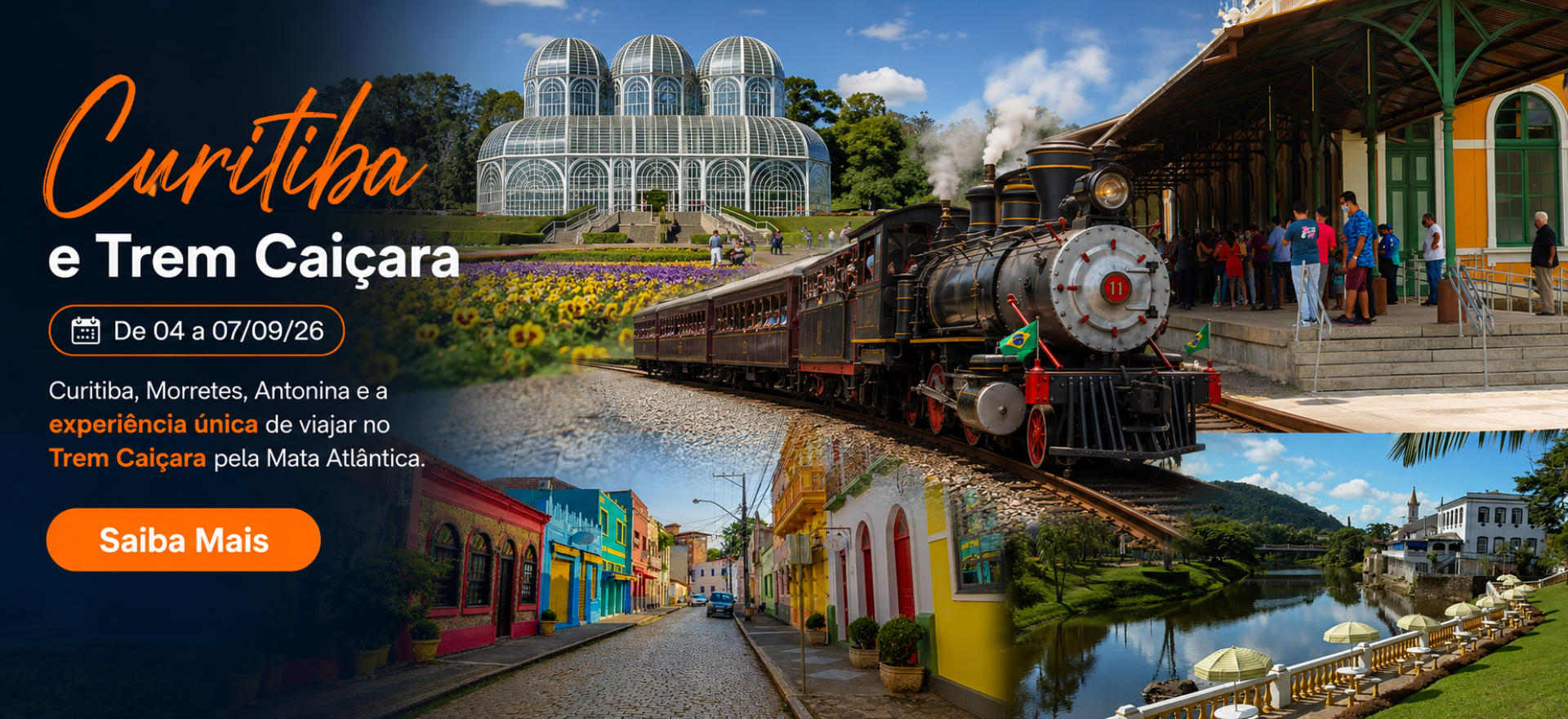 Curitiba e Trem Caiçara